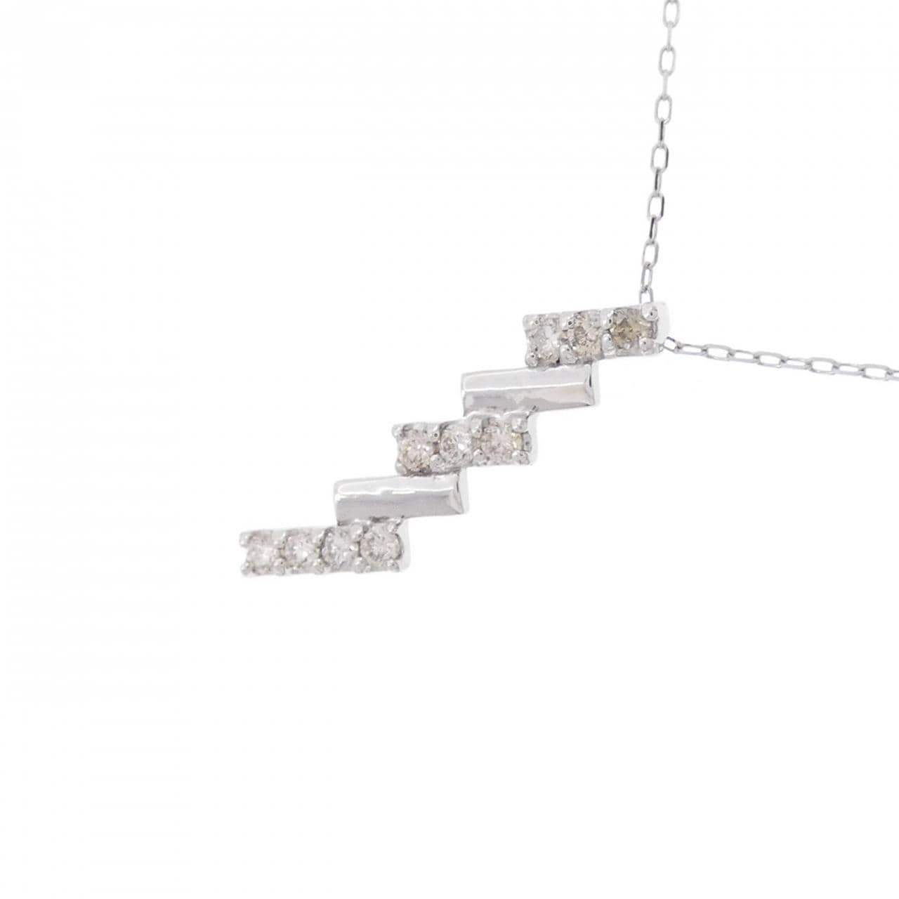 [BRAND NEW] PT Diamond Necklace 0.10CT