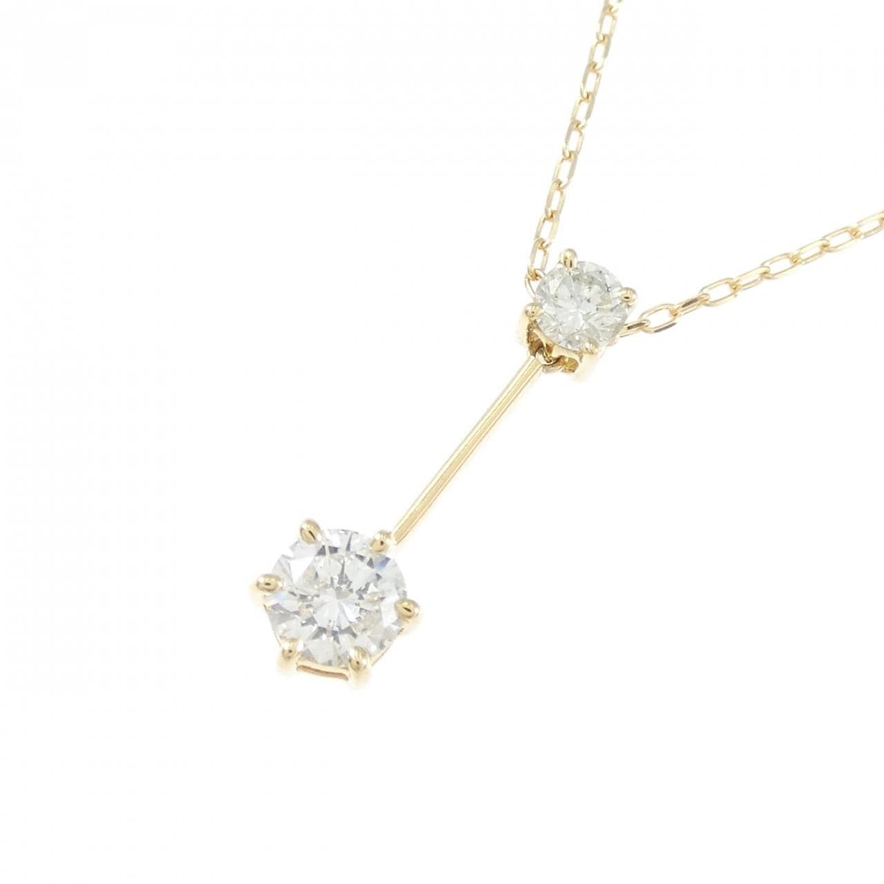 K18YG ダイヤモンド ネックレス 0.50CT