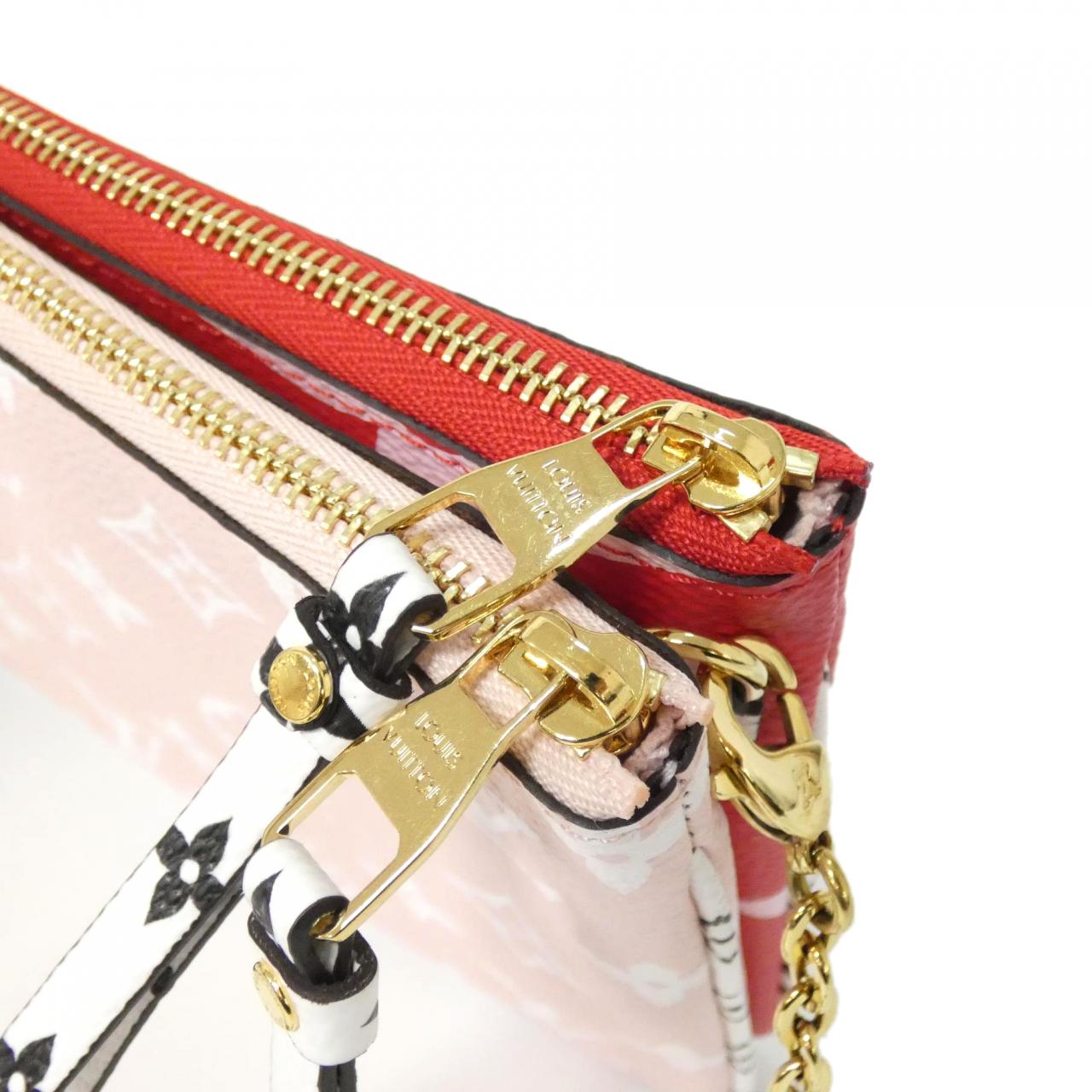 ルイヴィトン モノグラム ジャイアント ポシェット ドゥーブル ジップ M67561 ショルダーバッグ