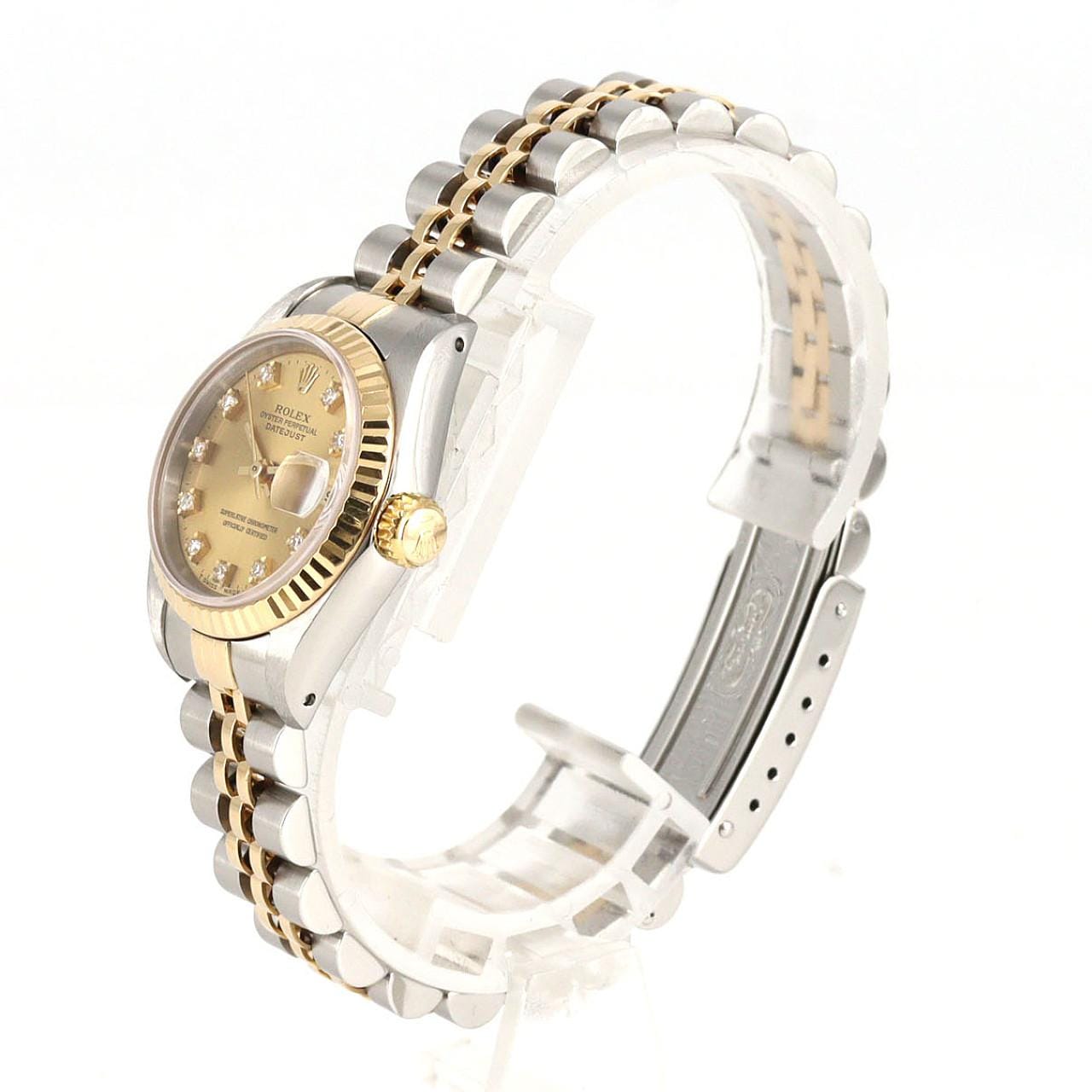 ロレックス デイトジャスト 69173G. SSxYG 自動巻 X番