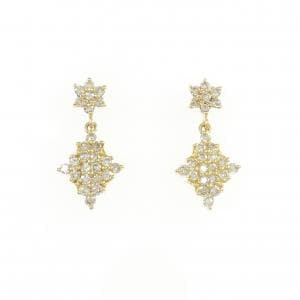 K18YG ダイヤモンド ピアス 0.50CT