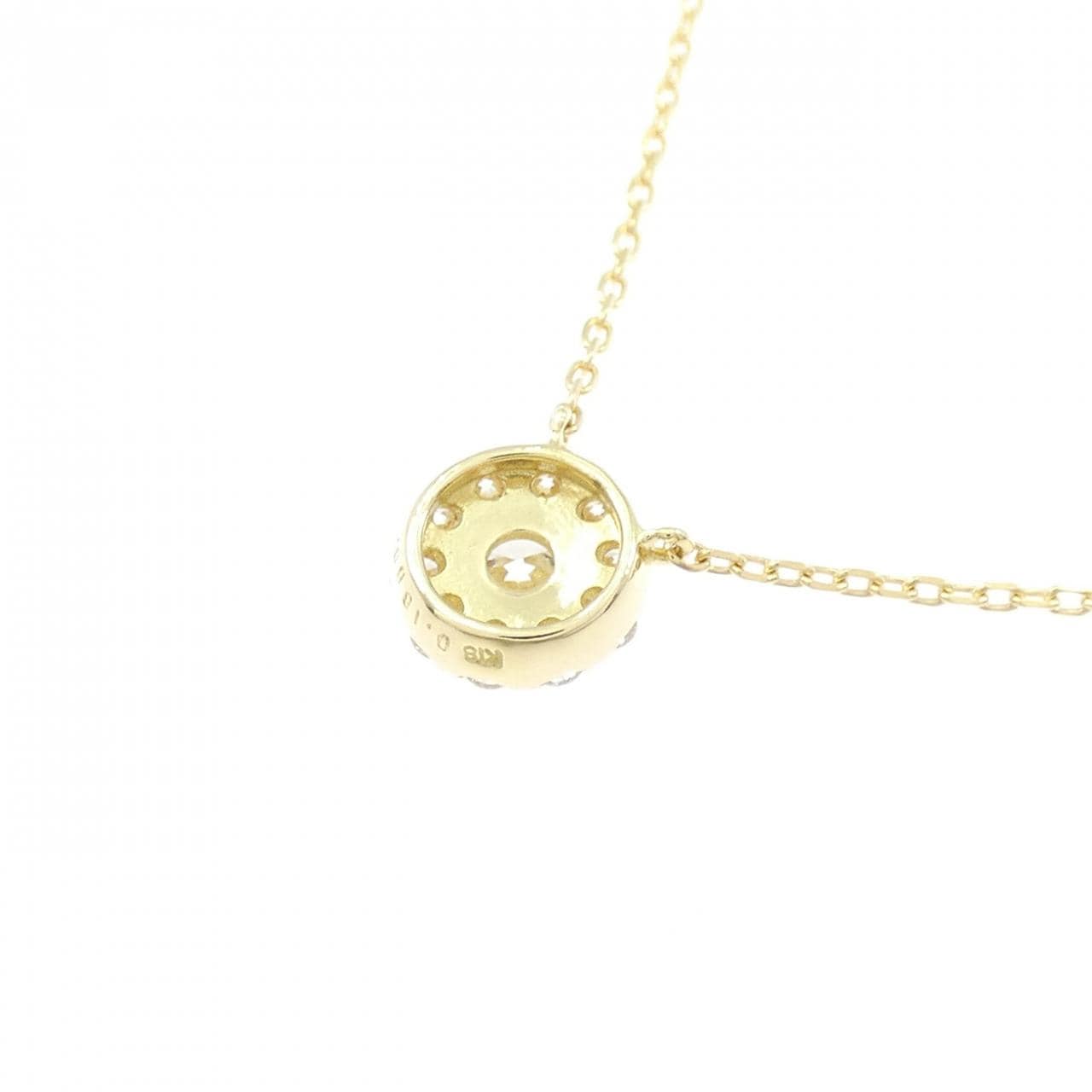 K18YG ダイヤモンド ネックレス 0.168CT