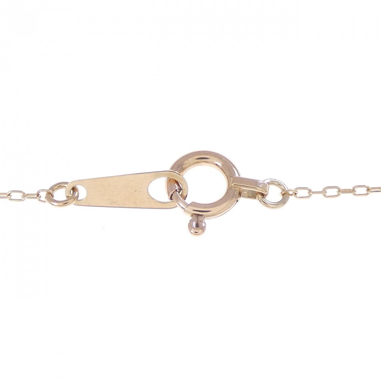 K10PG ムーン ダイヤモンド ネックレス