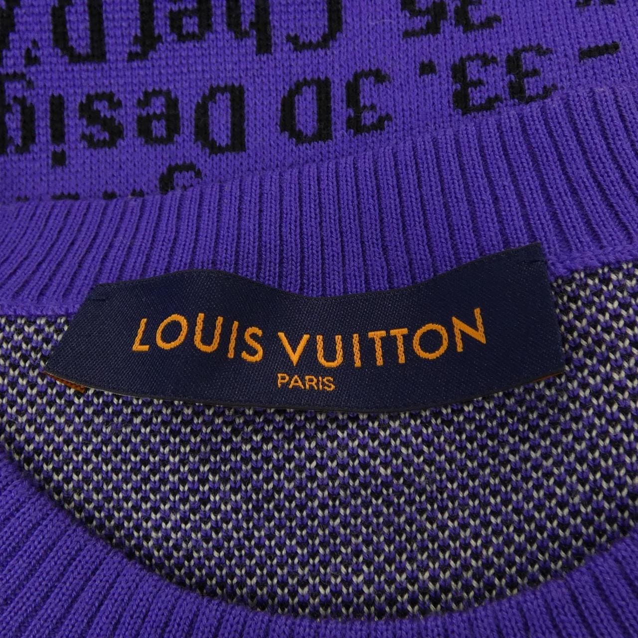 ルイヴィトン LOUIS VUITTON スタジオジャカードクルーネック HNN93WZLL ニット