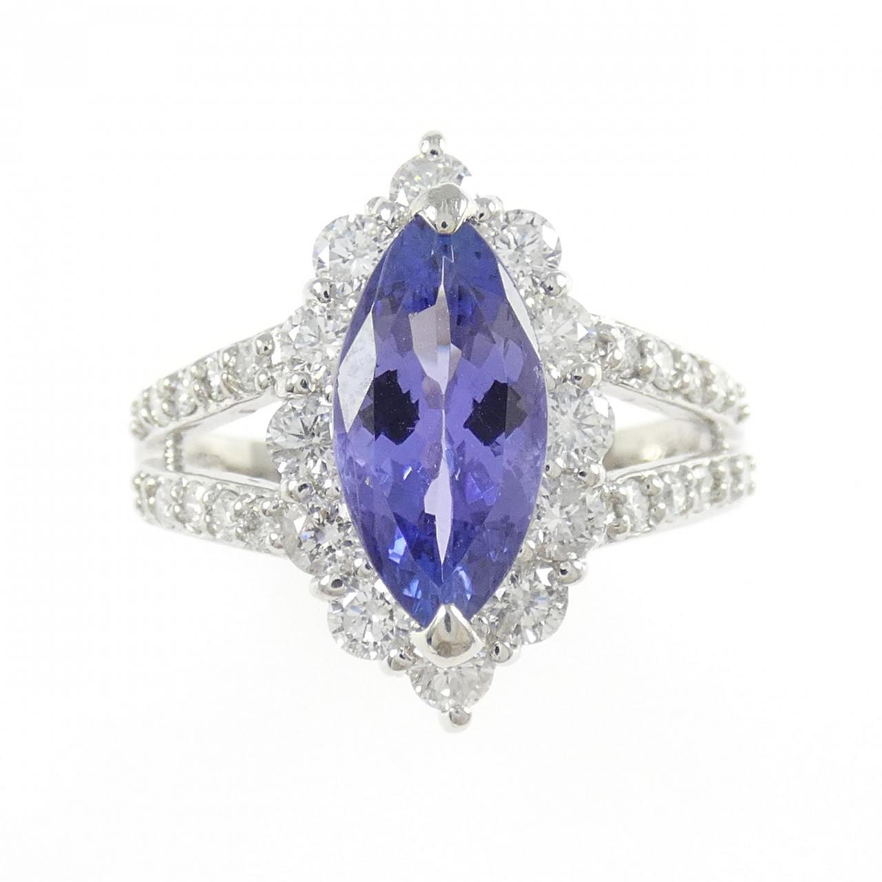 PT900 タンザナイト リング 1.92CT