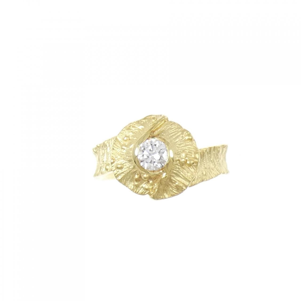 K18YG ダイヤモンド リング 0.31CT