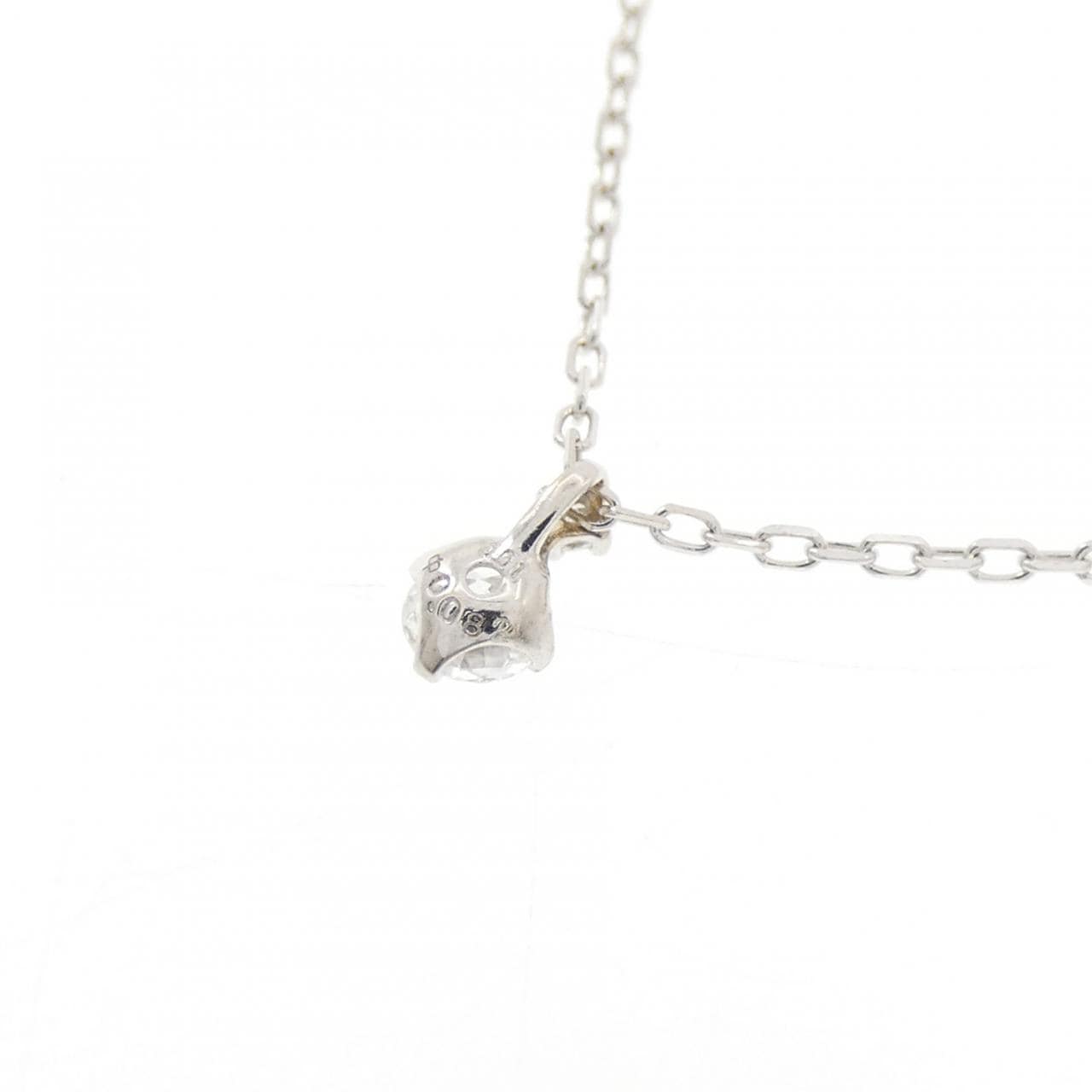 K18WG ダイヤモンド ネックレス 0.082CT