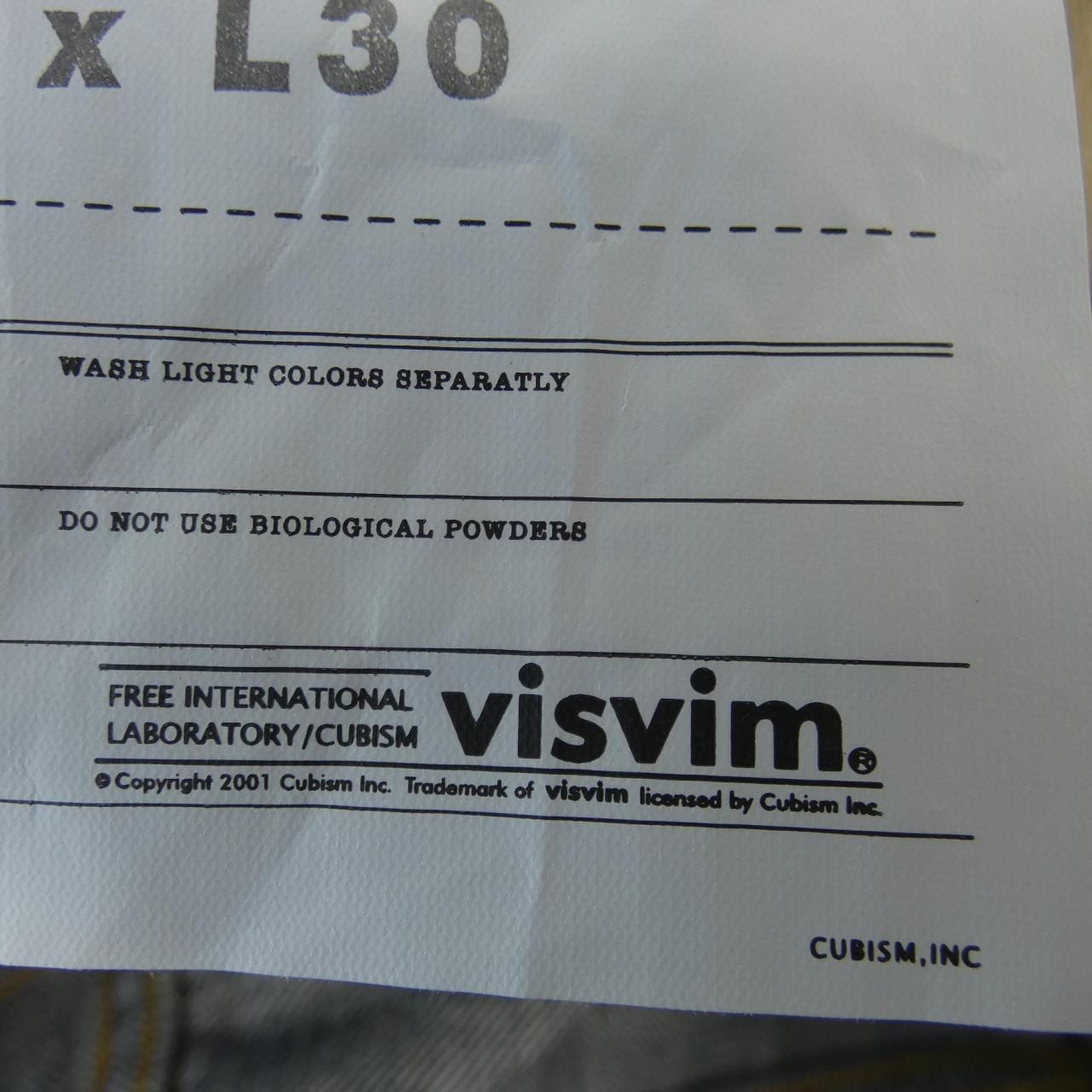 ヴィズヴィム VISVIM 0112205005015 ジーンズ