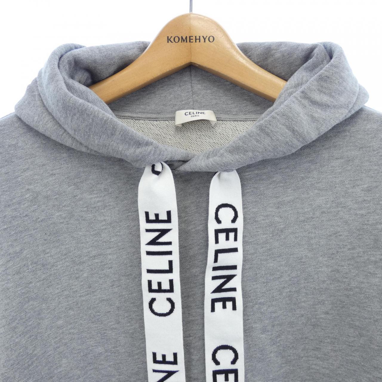 CELINE セリーヌ パーカー フード付き ルーズスウェットシャツ