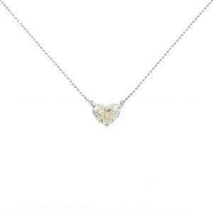 PT900/PT850 ダイヤモンド ネックレス 2.015CT VLY VS2 ハートシェイプ