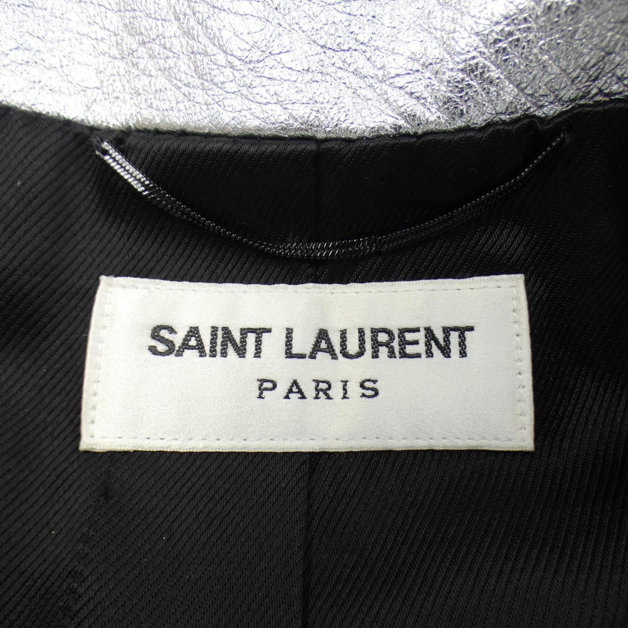 SAINT LAURENT SAINT LAURENT 皮革騎士夾克