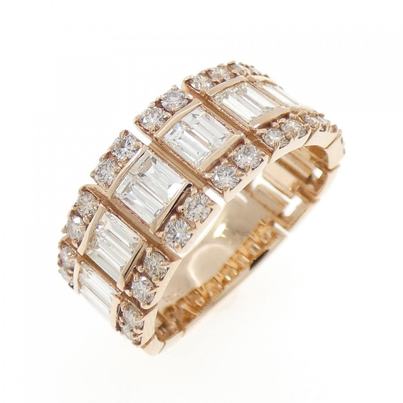 【新品】K18PG ダイヤモンド リング 1.35CT