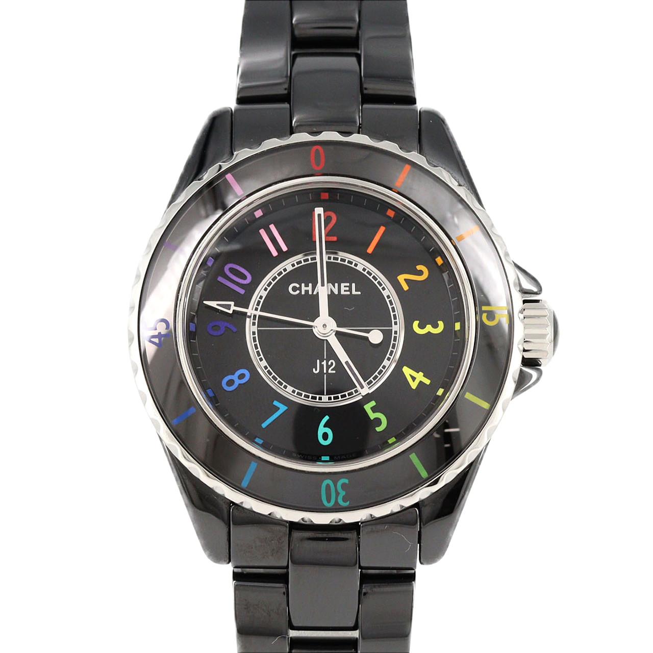 シャネル J12エレクトロ 33mmセラミック LIMITED H7121 セラミック クォーツ