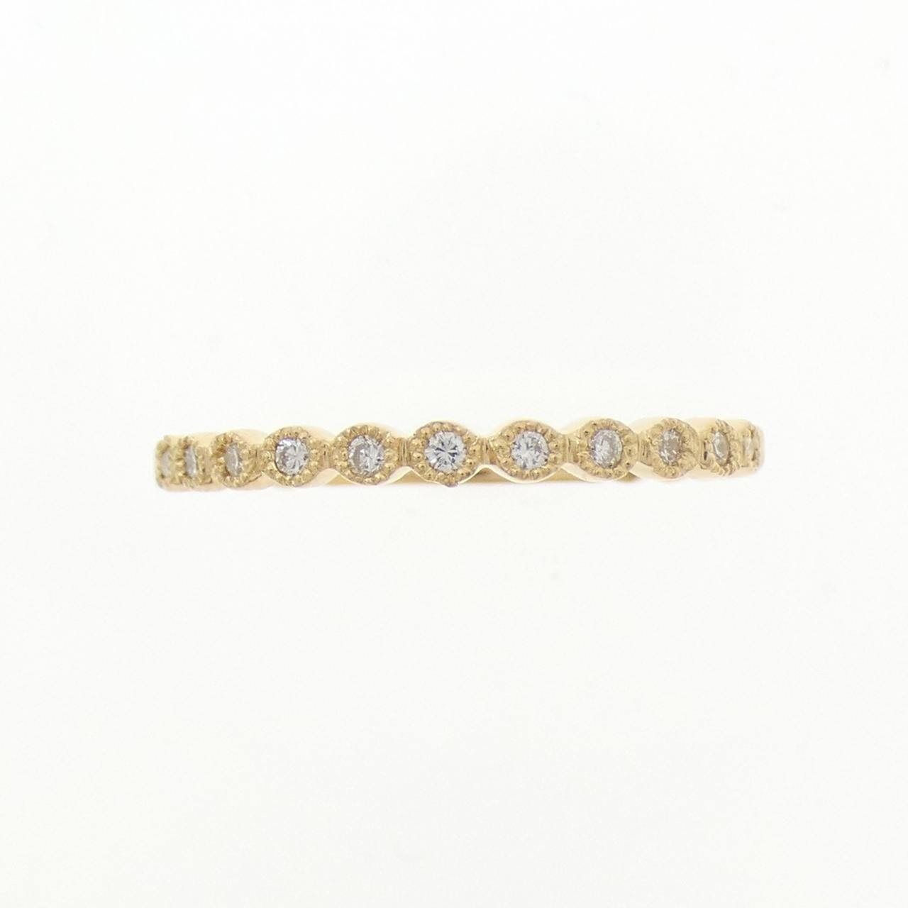 【リメイク】K18YG ダイヤモンド リング 0.10CT
