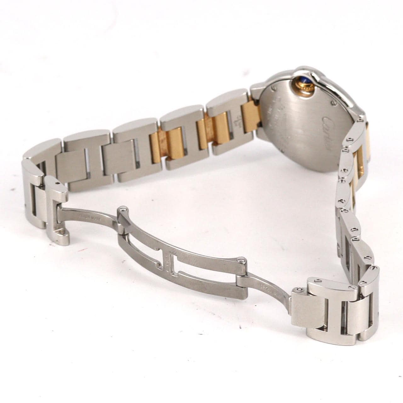 カルティエ バロンブルーSM コンビ W69007Z3/W2BB0010 SSxYG クォーツ