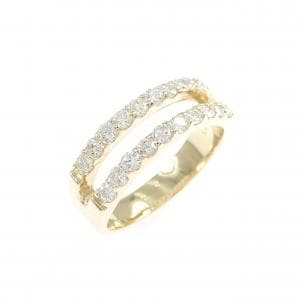 【リメイク】K10YG ダイヤモンド ピンキーリング 0.40CT