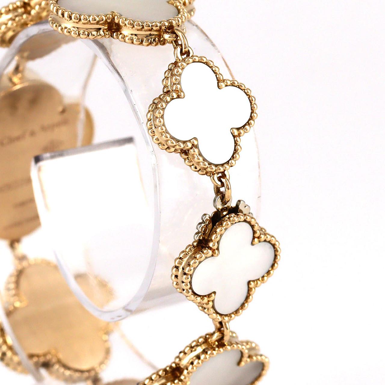 ヴァンクリーフ&アーペル アルハンブラ YG 136674 YG クォーツ