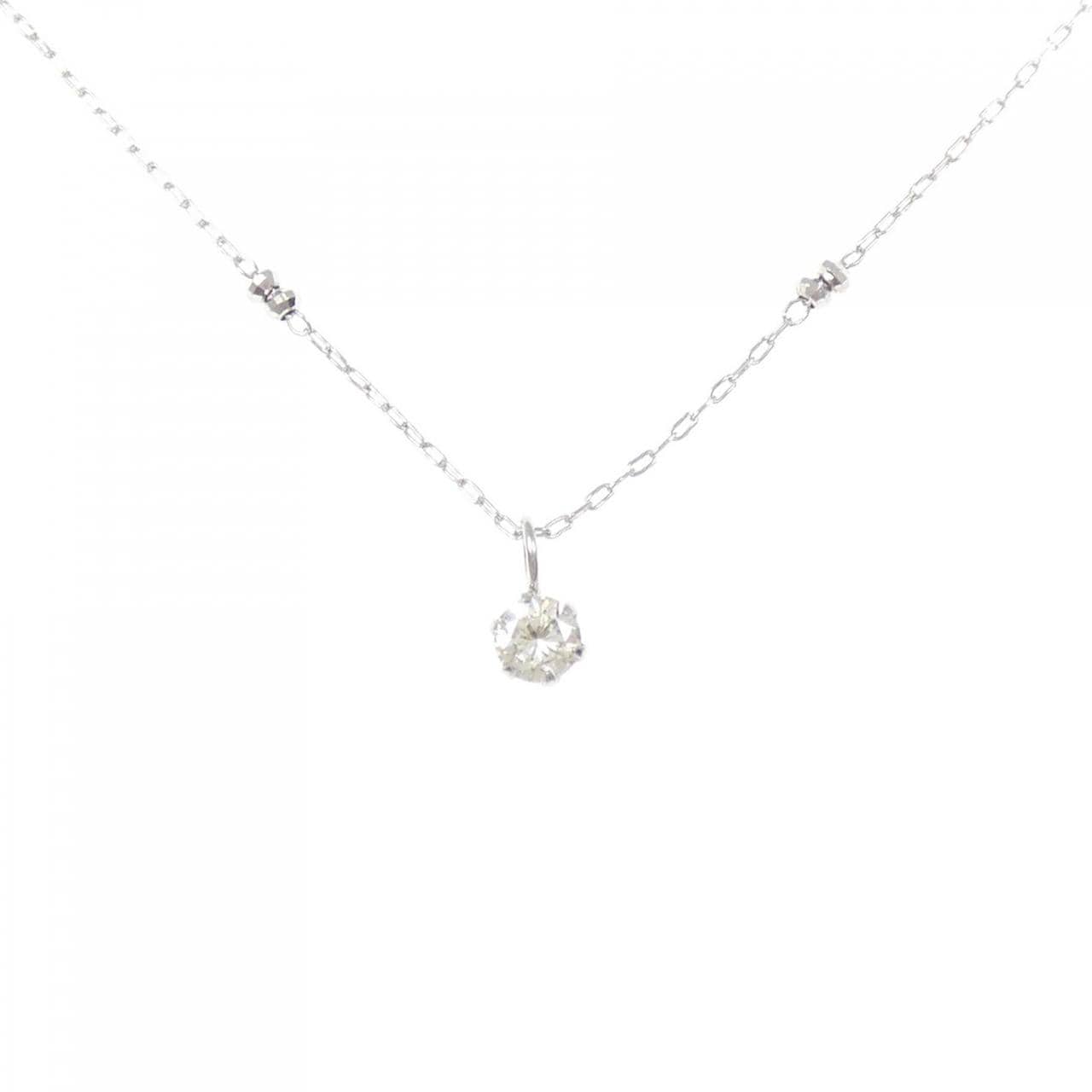 K10WG ダイヤモンド ネックレス 0.15CT