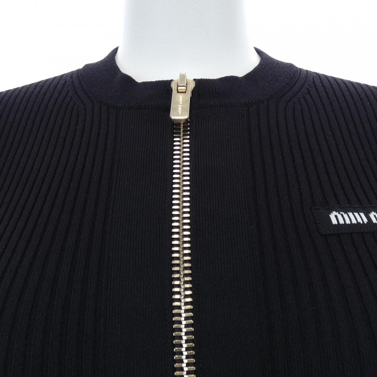 MIU MIU Miu 短版開襟衫 MMF722 S231 122P