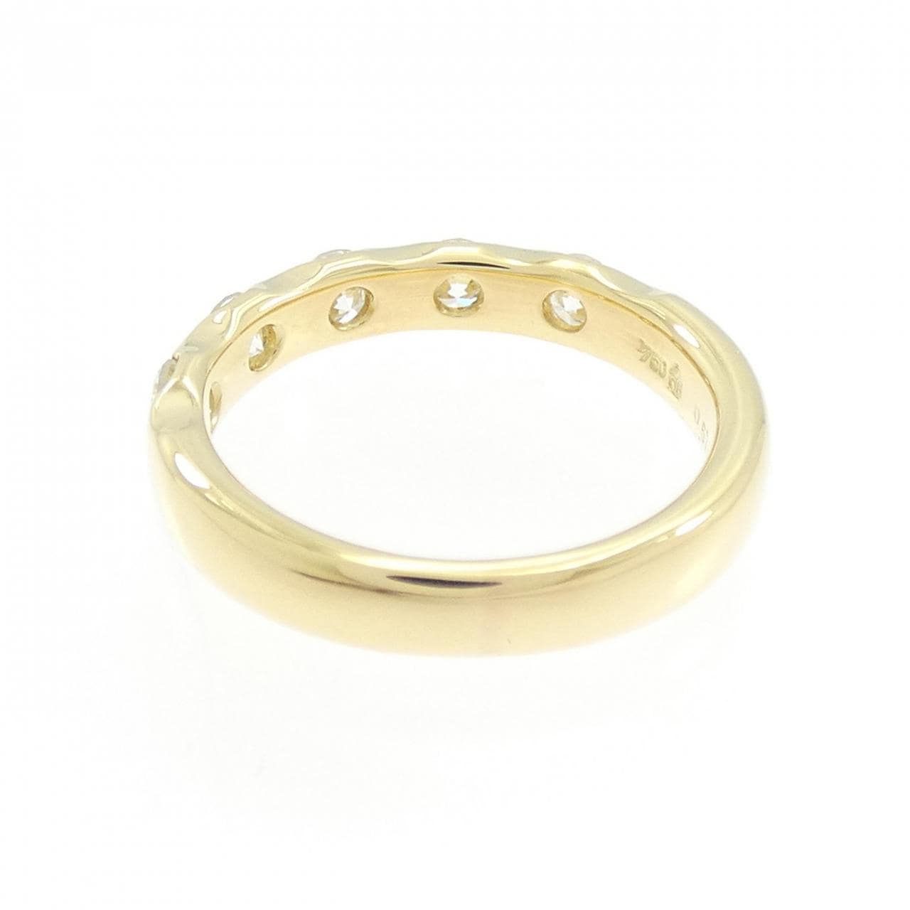 750YG ダイヤモンド リング 0.575CT
