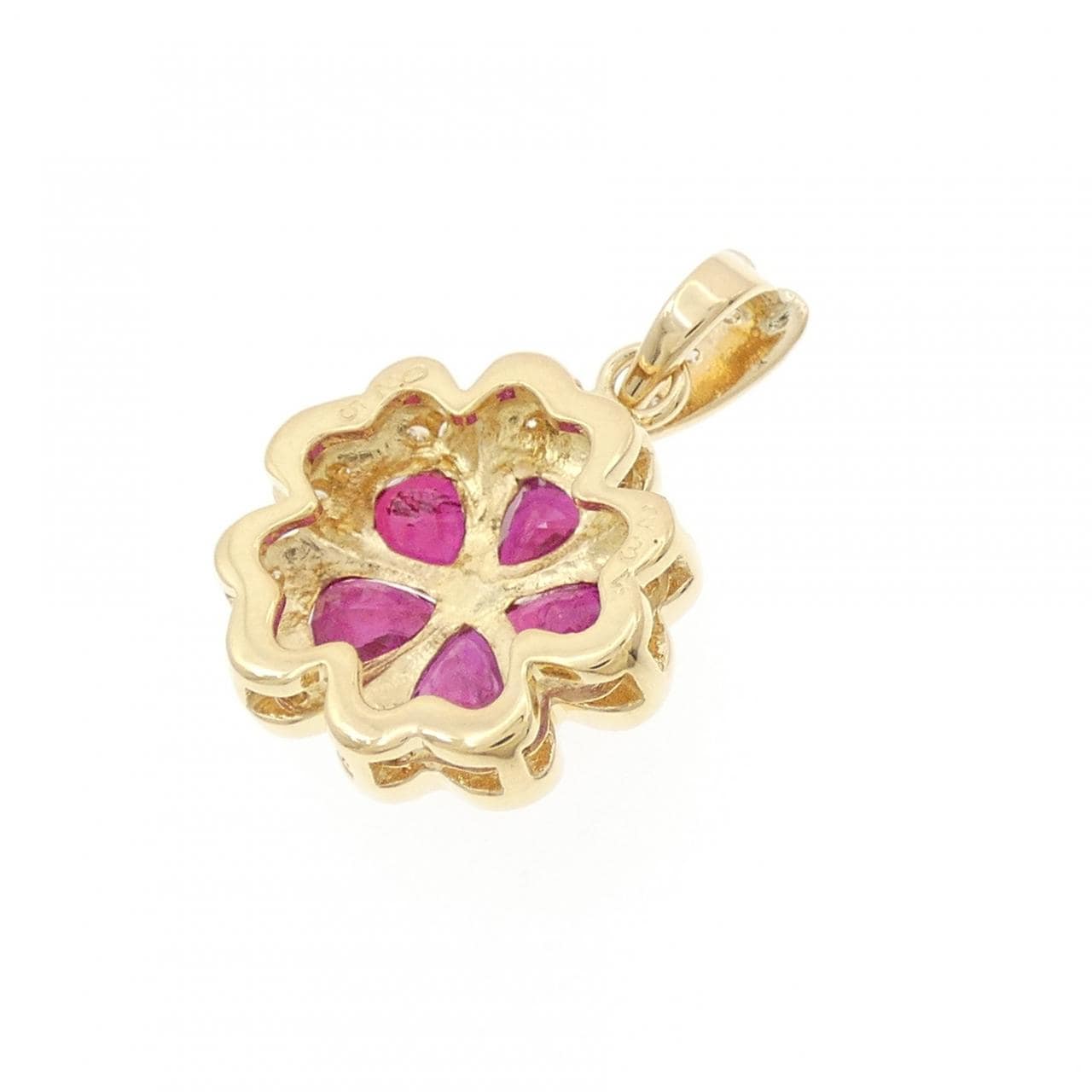 K18YG ルビー ペンダント 2.34CT