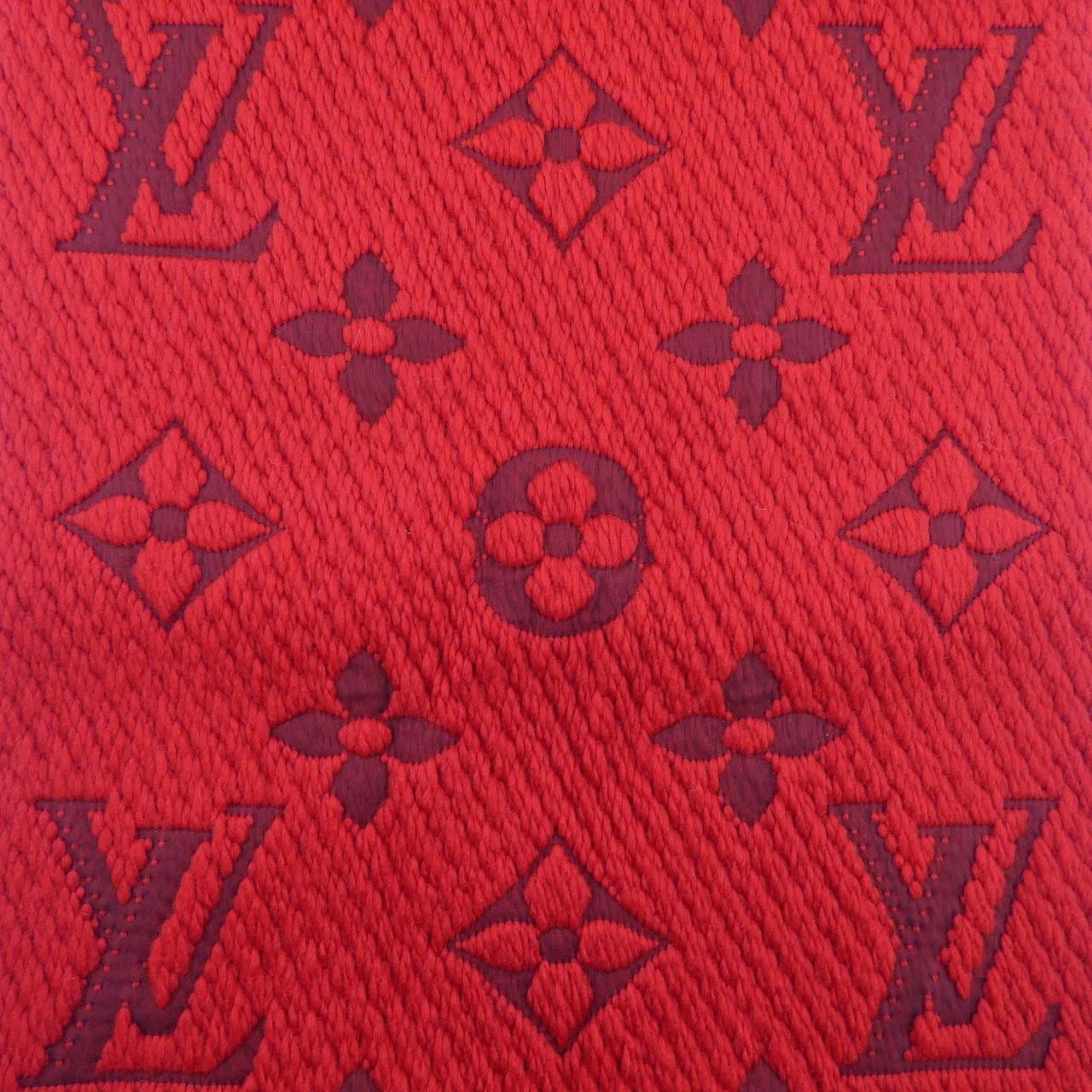 ルイヴィトン LOUIS VUITTON エシャルプ ロゴマニア M72432 MUFFLER
