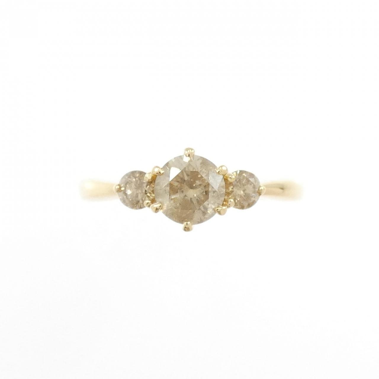 K18YG ダイヤモンド リング 0.7CT
