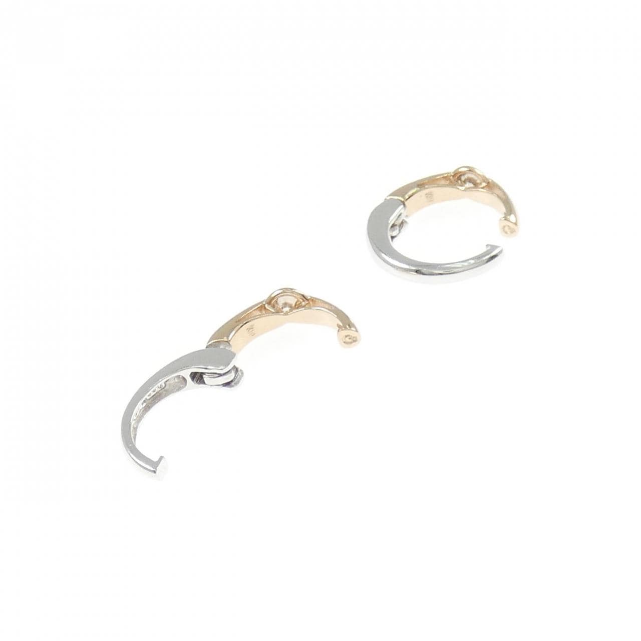 K18PG/K18WG ダイヤモンド イヤリング 0.06CT