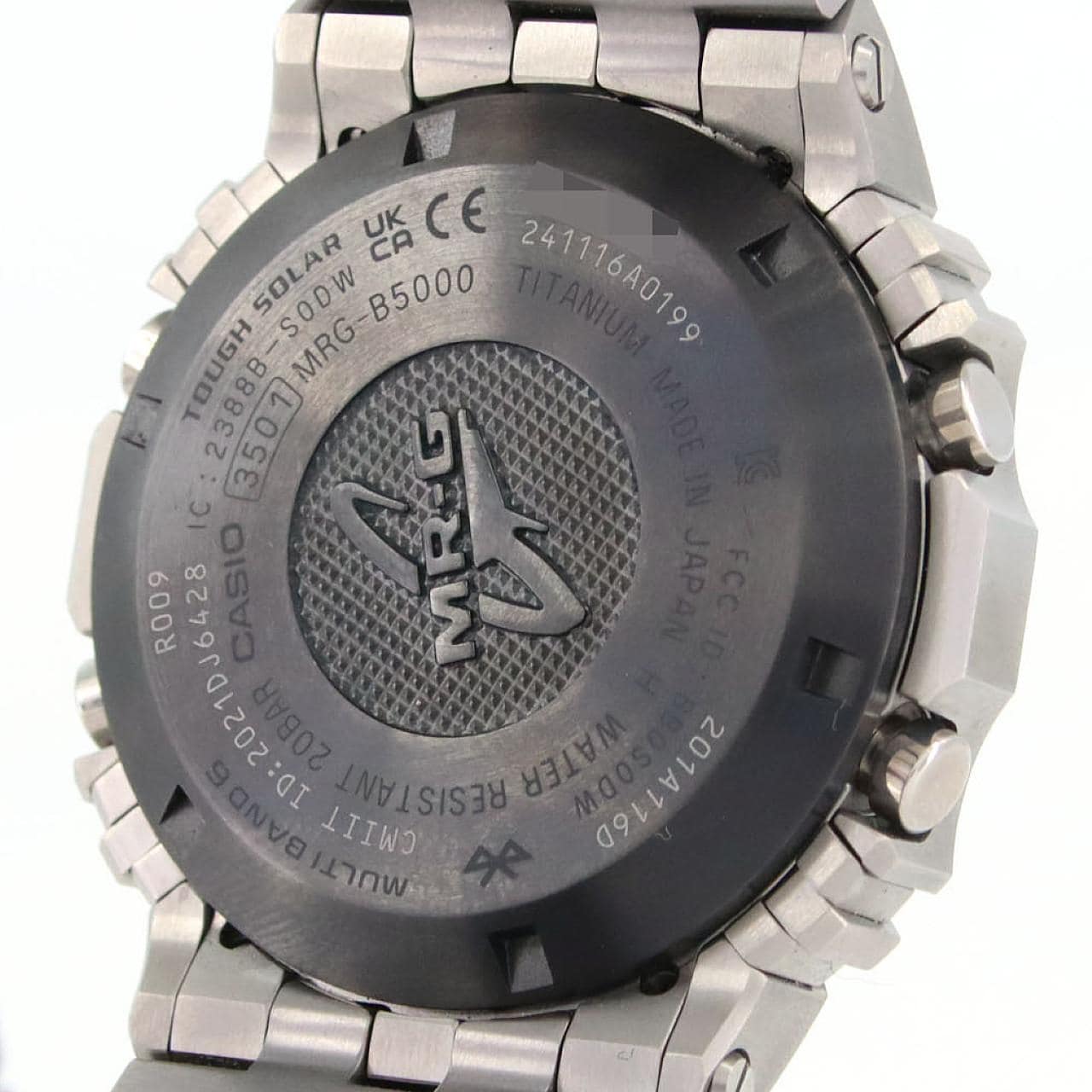 カシオ G-SHOCK･MR-G 電波時計 MRG-B5000D-1JR TI ソーラークォーツ