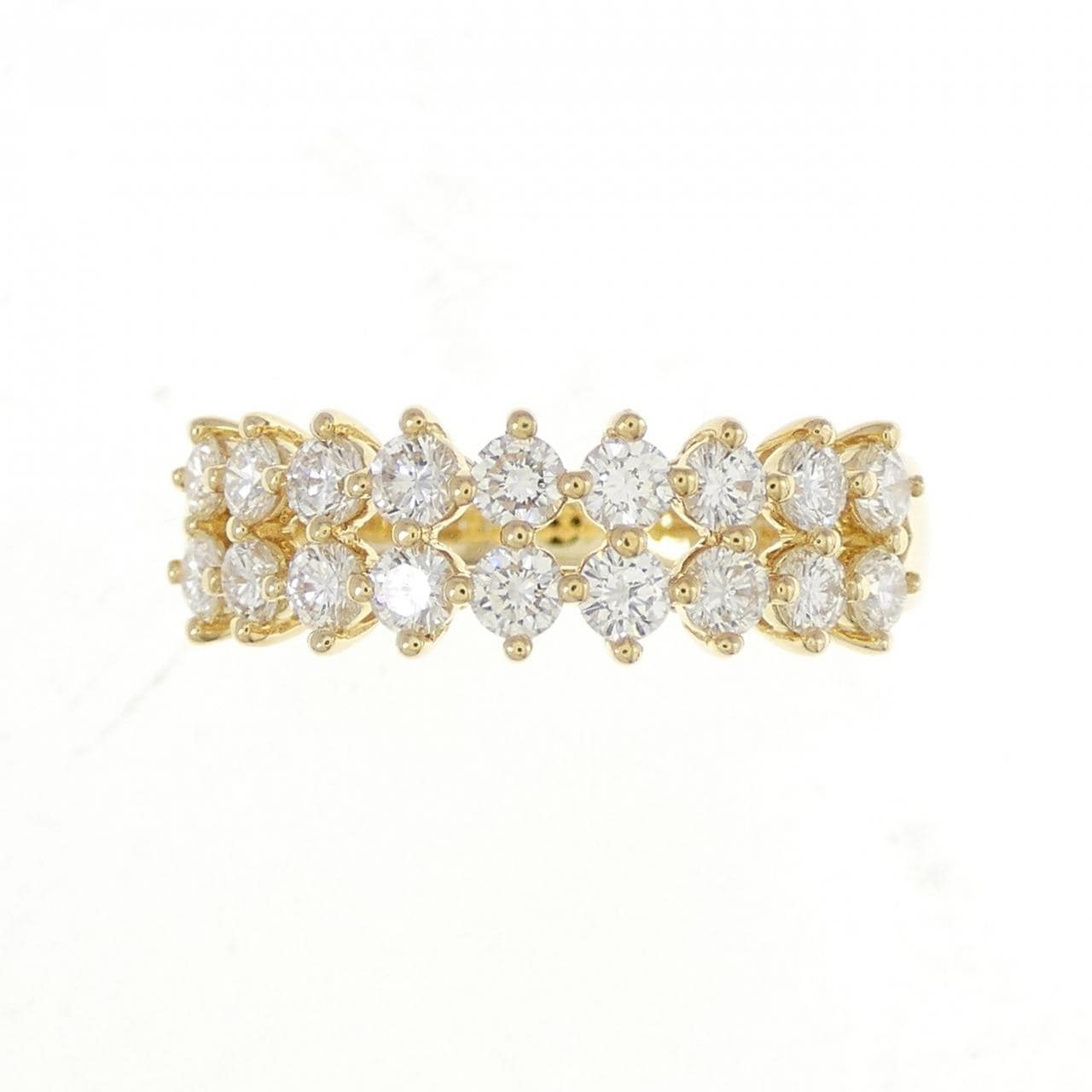 K18YG ダイヤモンド リング 0.89CT
