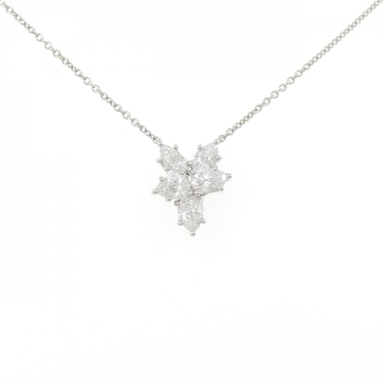 ハリーウィンストン ウィンストン クラスター スモール ネックレス 0.21CT