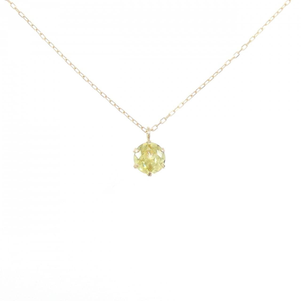 K18YG スフェーン ネックレス 0.23CT