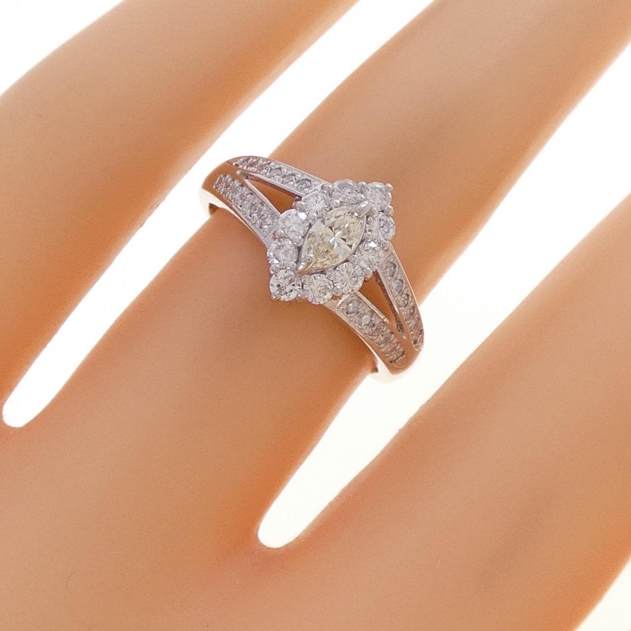 PT900 ダイヤモンド リング 0.12CT