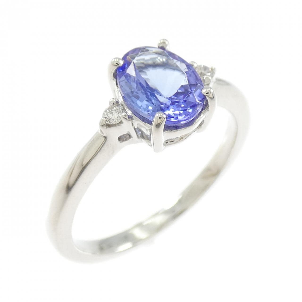 PT950 タンザナイト リング 1.00CT