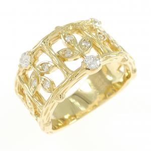K18YG ダイヤモンド リング 0.178CT