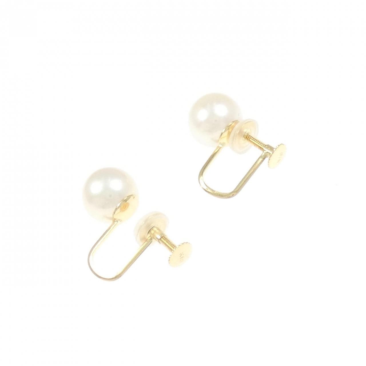 K18YG アコヤパール イヤリング 8.5mm