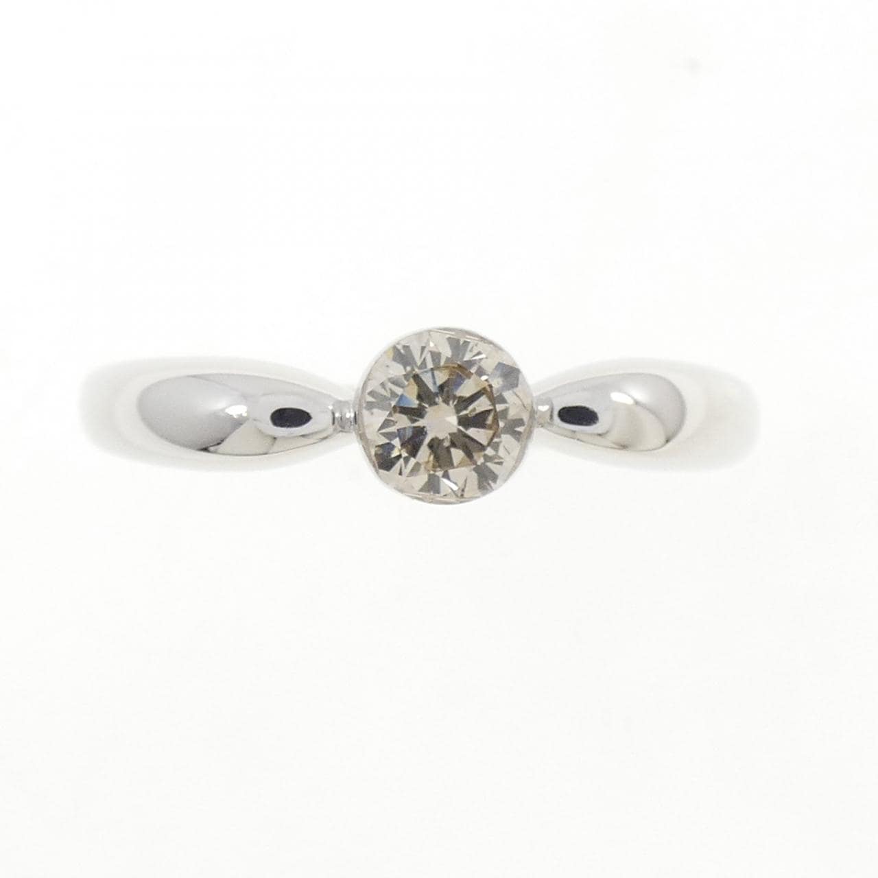 K18WG ダイヤモンド リング 0.40CT