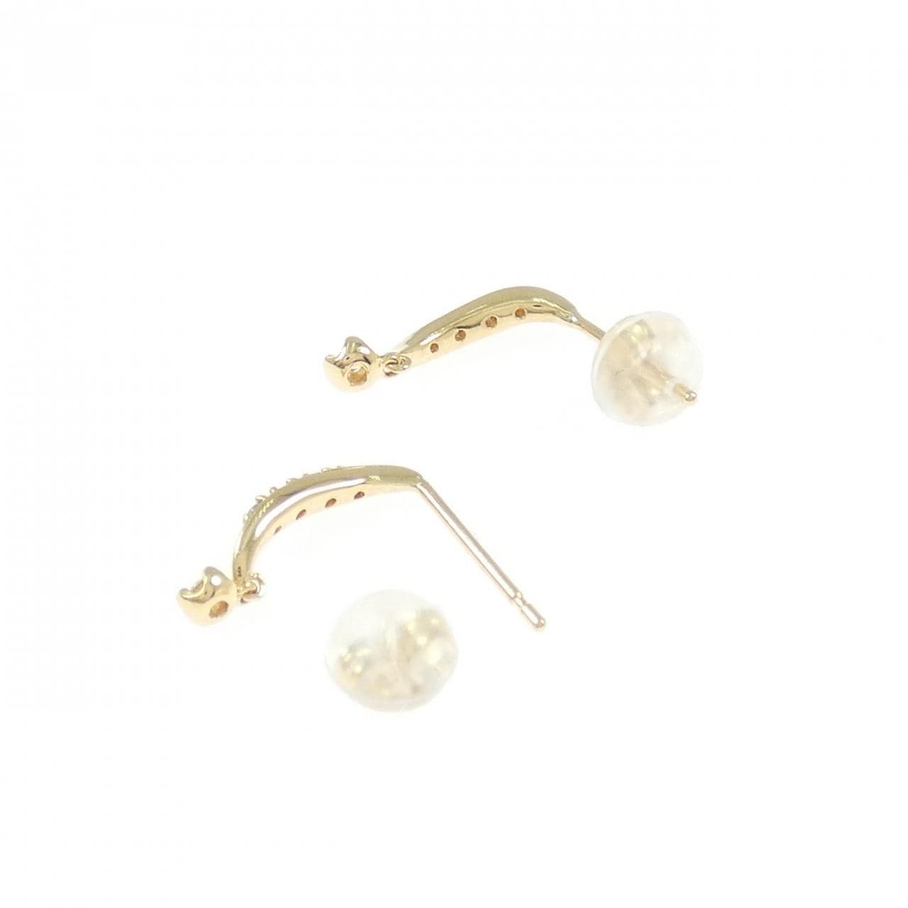 K18YG ダイヤモンド ピアス