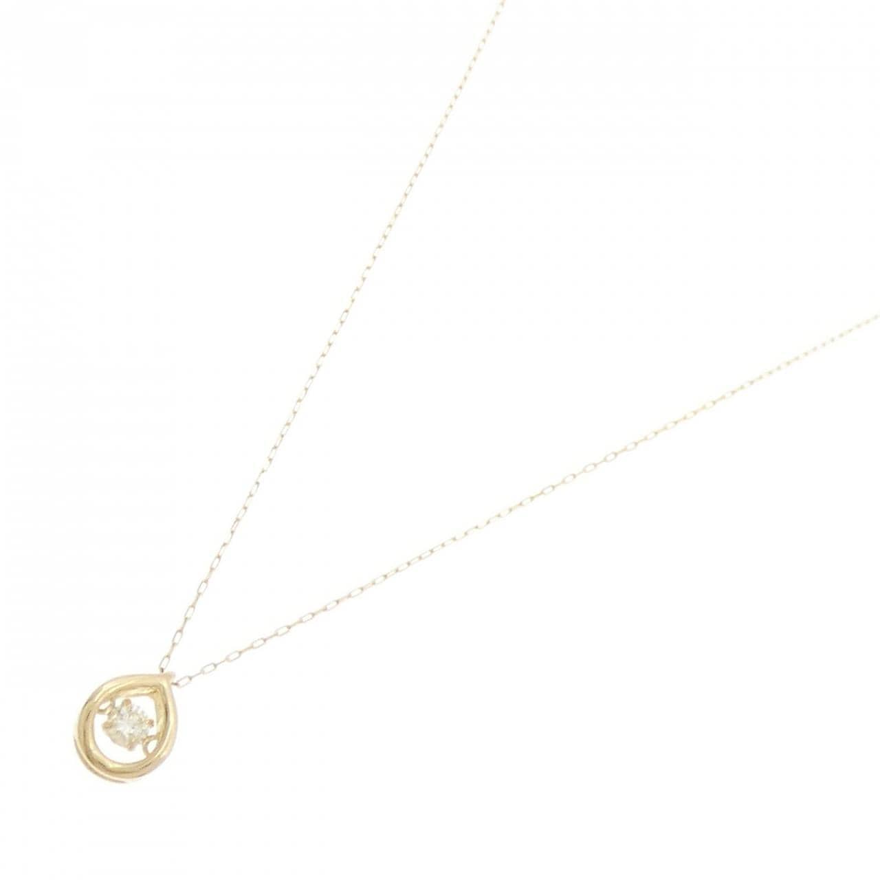 【新品】K18YG ダイヤモンド ネックレス 0.08CT