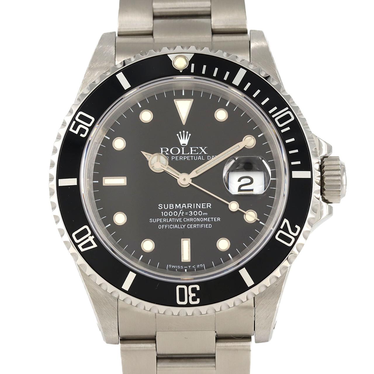 ROLEX Submariner Date 16610. SS自動上弦N 號