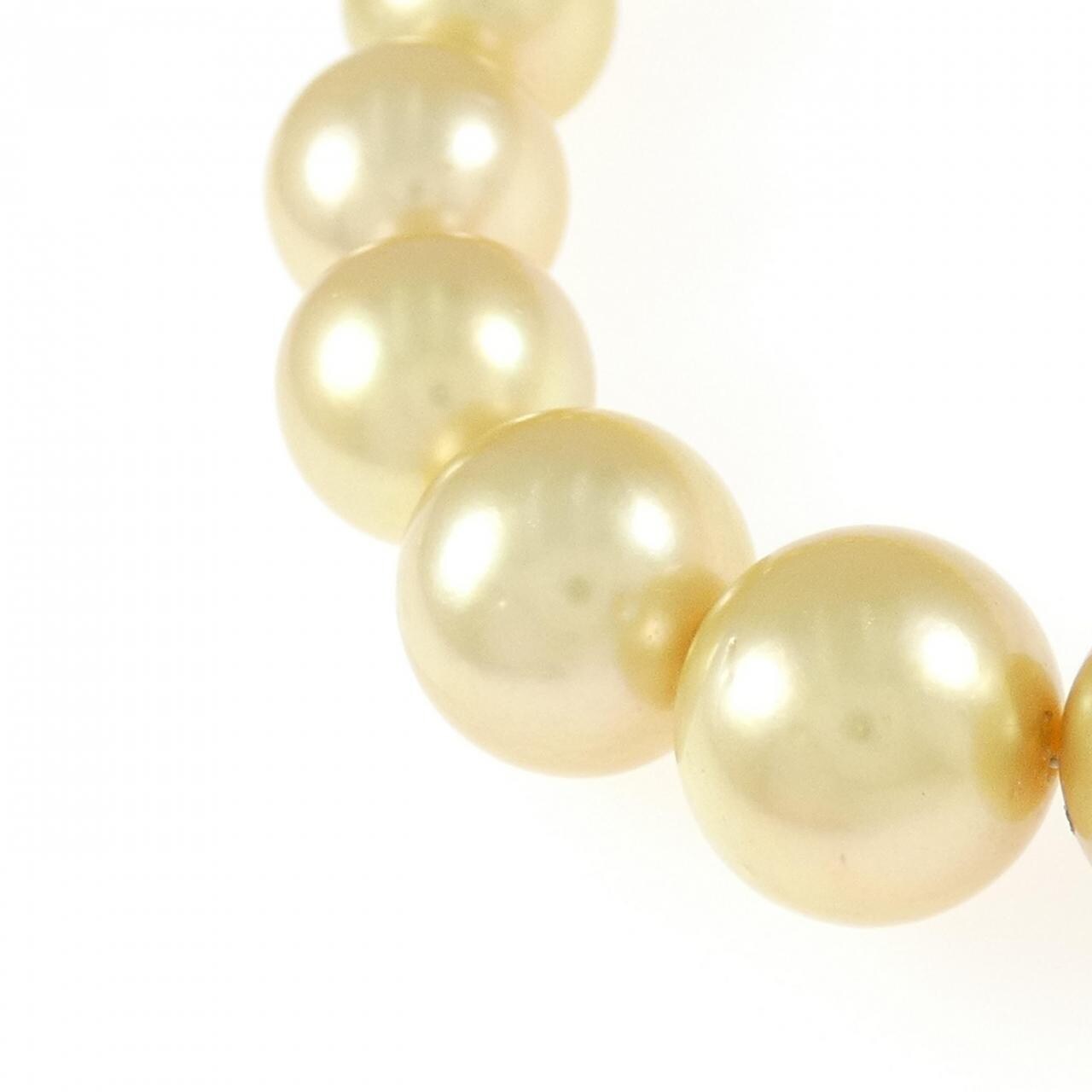 シルバークラスプ 白蝶パール ネックレス 11-13mm