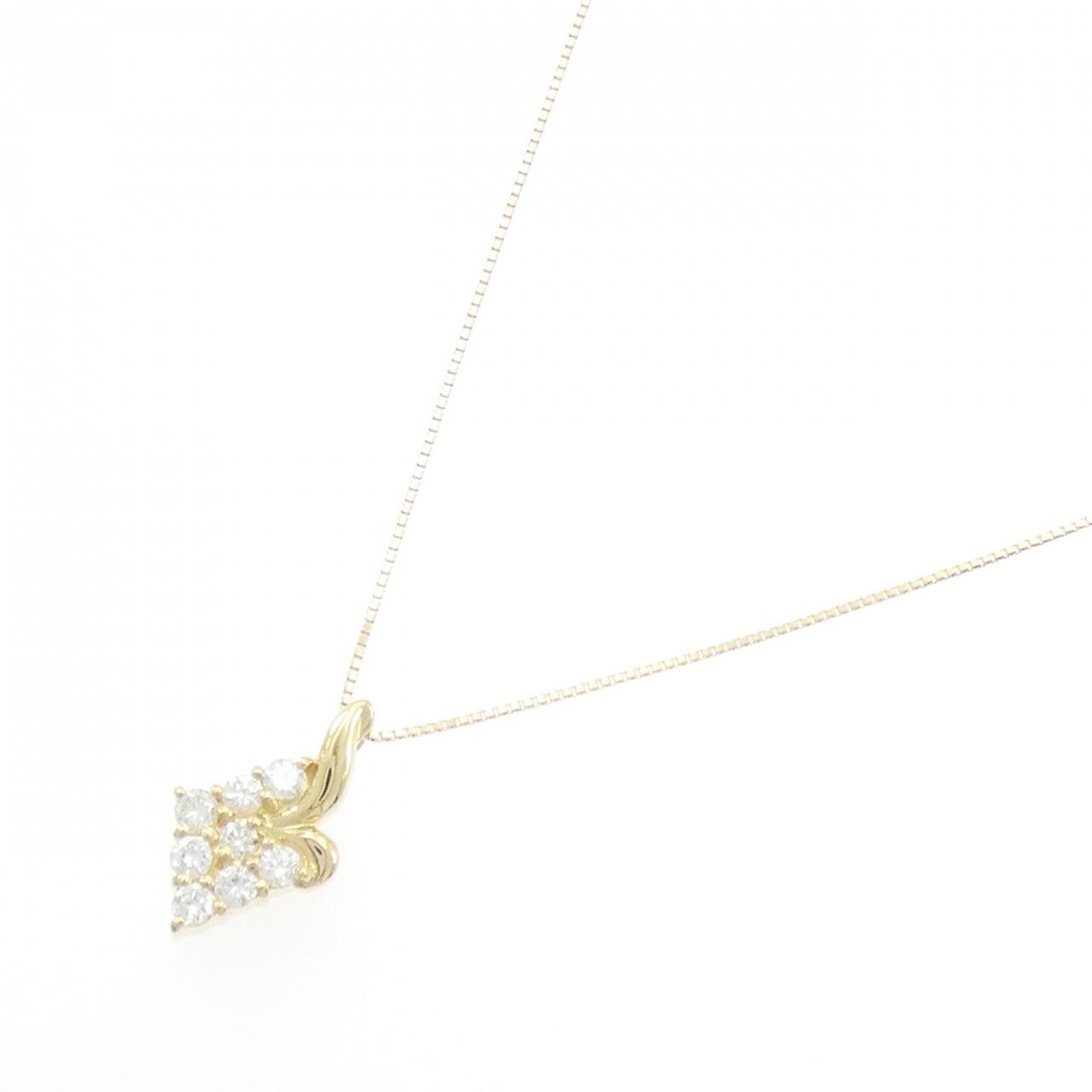 K18YG ダイヤモンド ネックレス 0.52CT