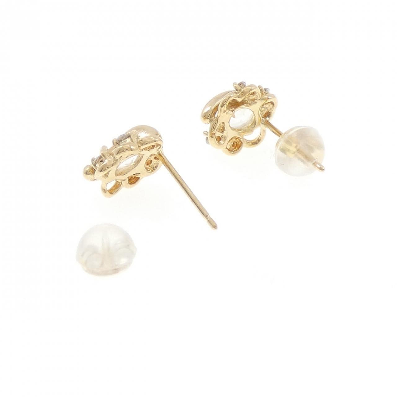 K18YG ラブラドライト ピアス