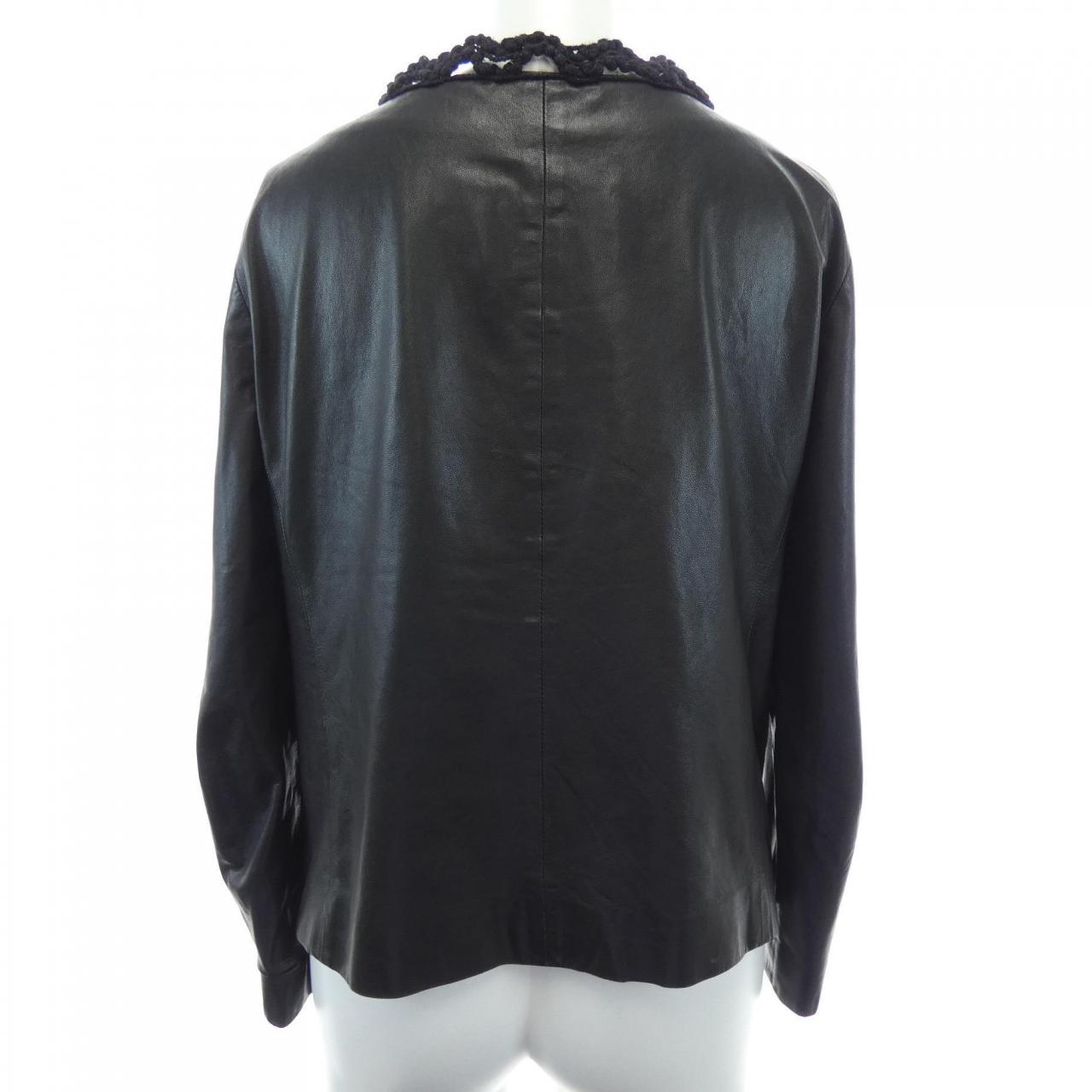 シャネル CHANEL P35592C00082 09A レザージャケット