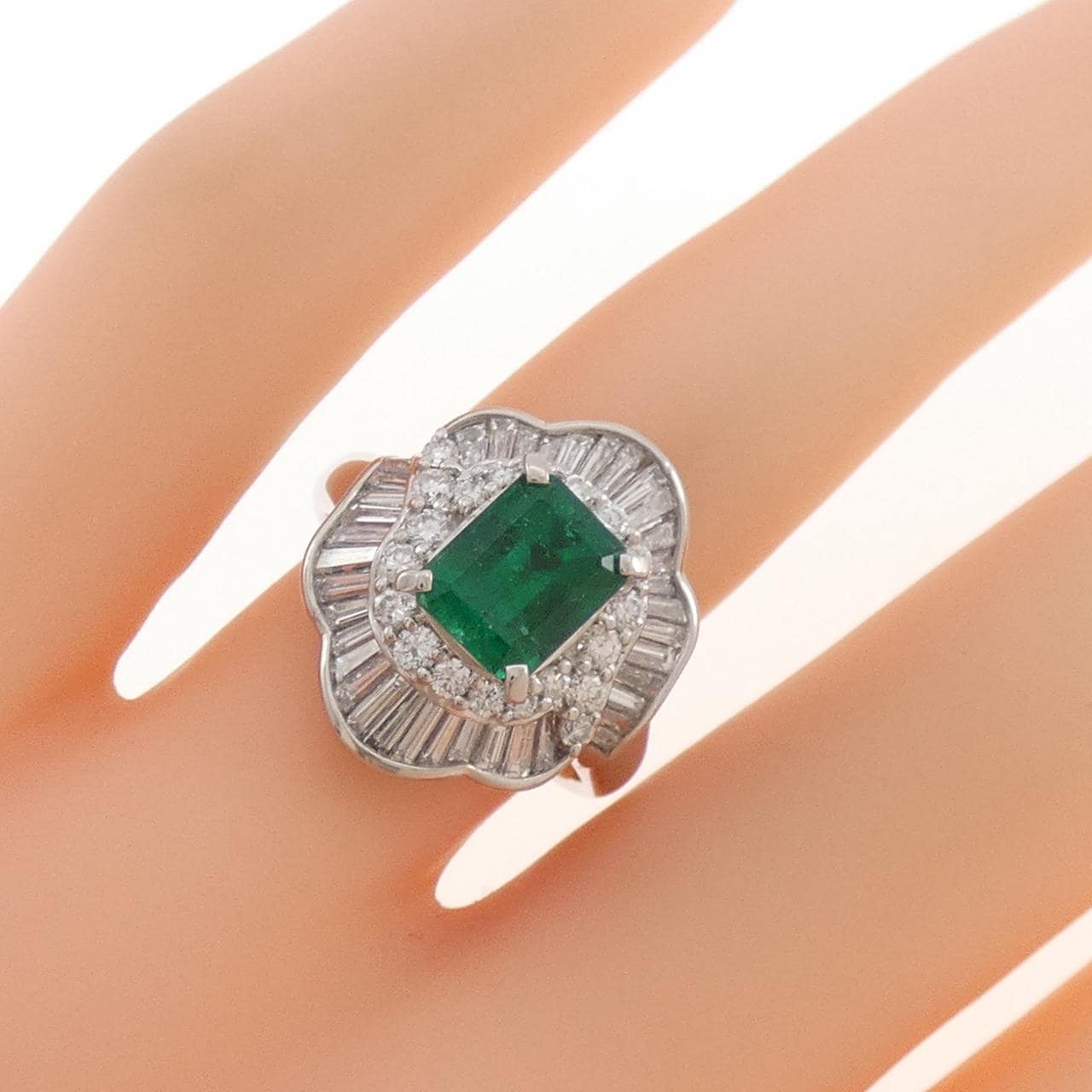 PT900 エメラルド リング 1.496CT コロンビア産