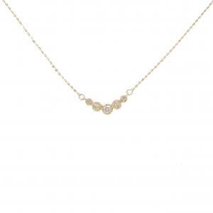 K18YG ダイヤモンド ネックレス 0.12CT