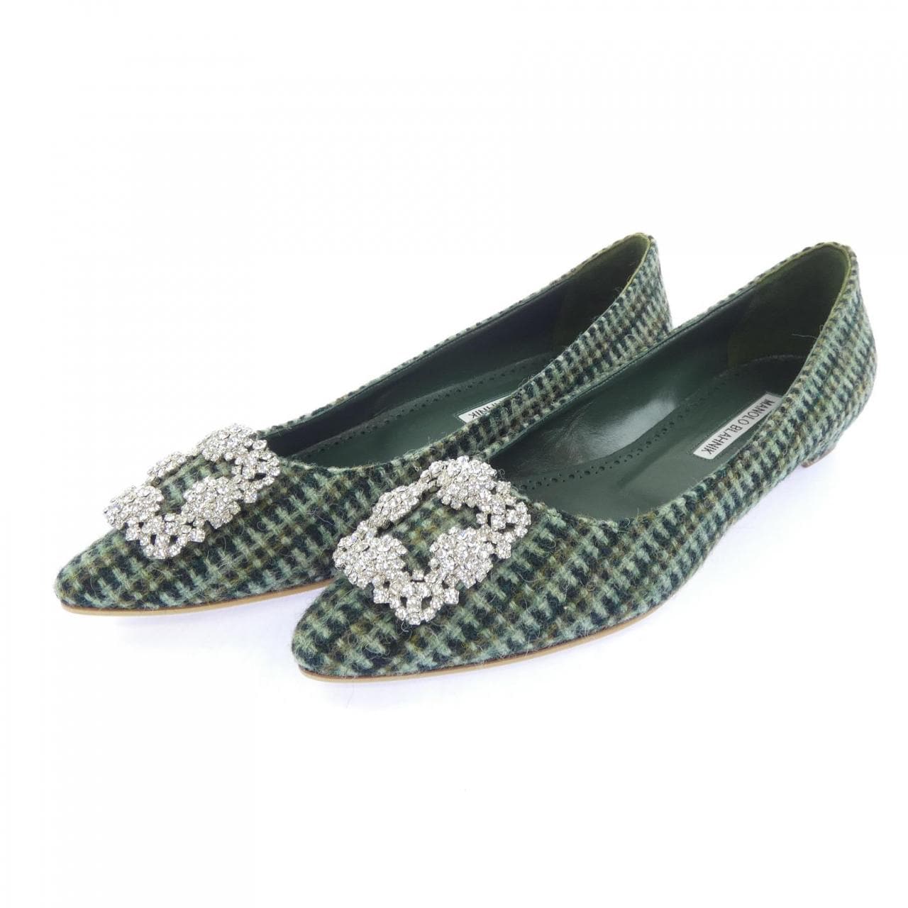 マノロブラニク MANOLO BLAHNIK HANGISIFLAT ハンギシフラット フラットシューズ