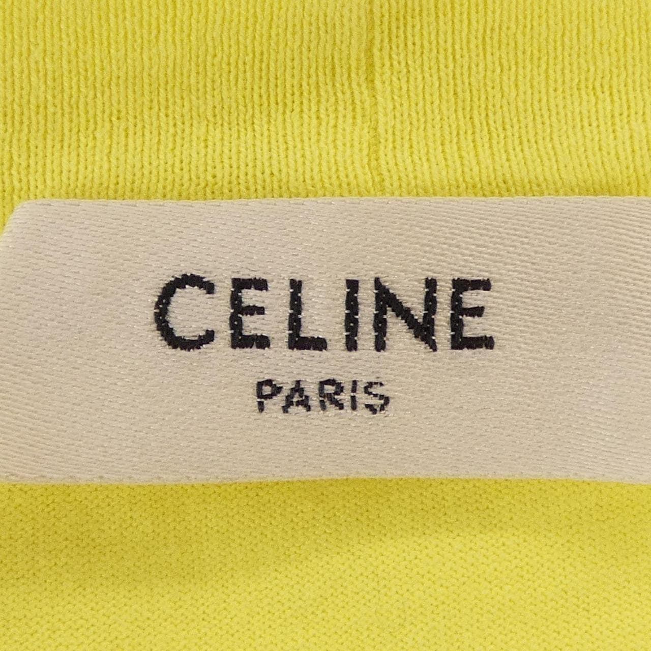 セリーヌ CELINE CELINEプリント クロップドTシャツ 2X761671Q Tシャツ