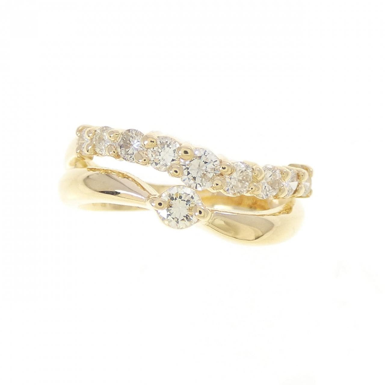 K18YG ダイヤモンド リング 0.50CT