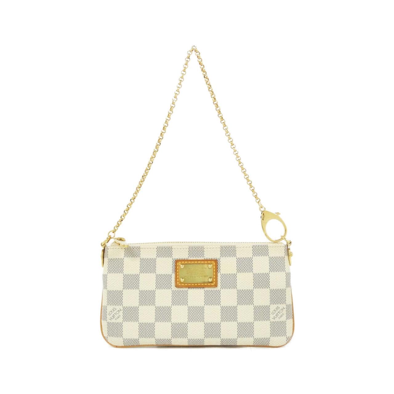LOUIS VUITTON Damier Azur Pochette Mila MM N60027 配件袋